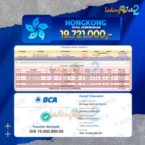 JP TOGEL HONGKONG LADANGTOTO2 : RP.19.000.000,-